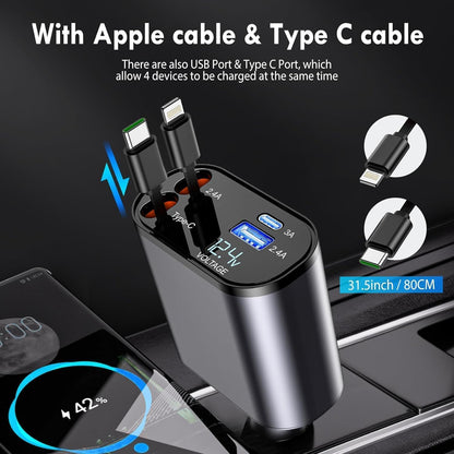 Universal Car Mobile Charger for All Smartphones & Tablets (Car Charger)